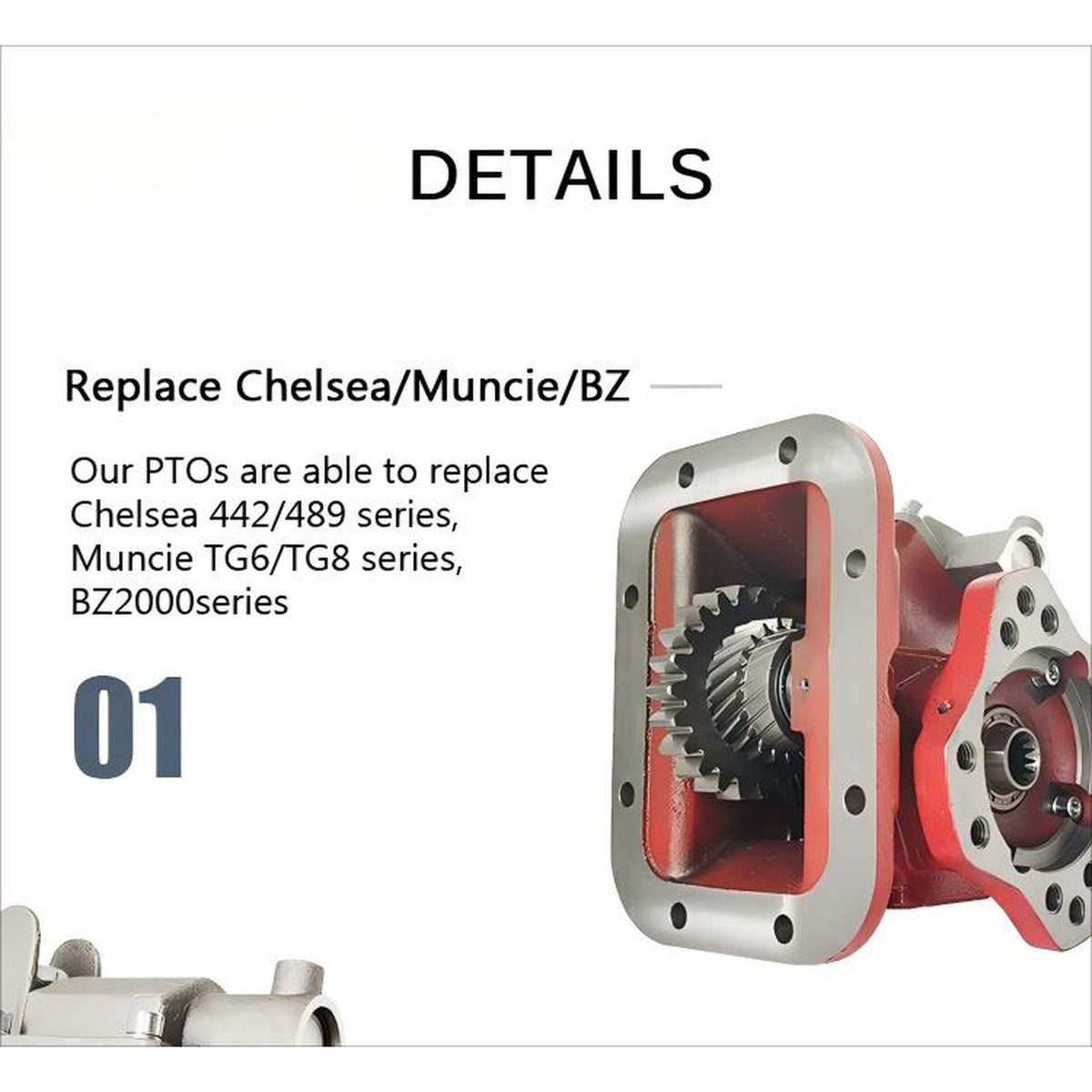PTO442GFAHX-A3XK Power Take-Off (PTO) Assembly | Replacement for Chelsea 442-Series Applications