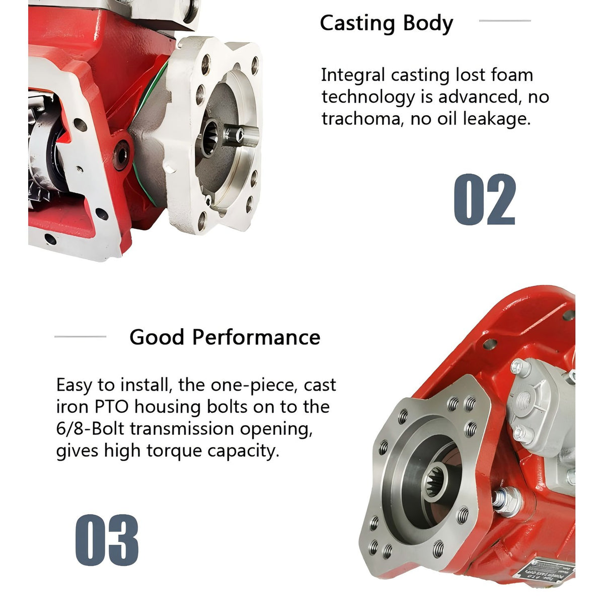 PTO442GFAHX-A3XK Power Take-Off (PTO) Assembly | Replacement for Chelsea 442-Series Applications