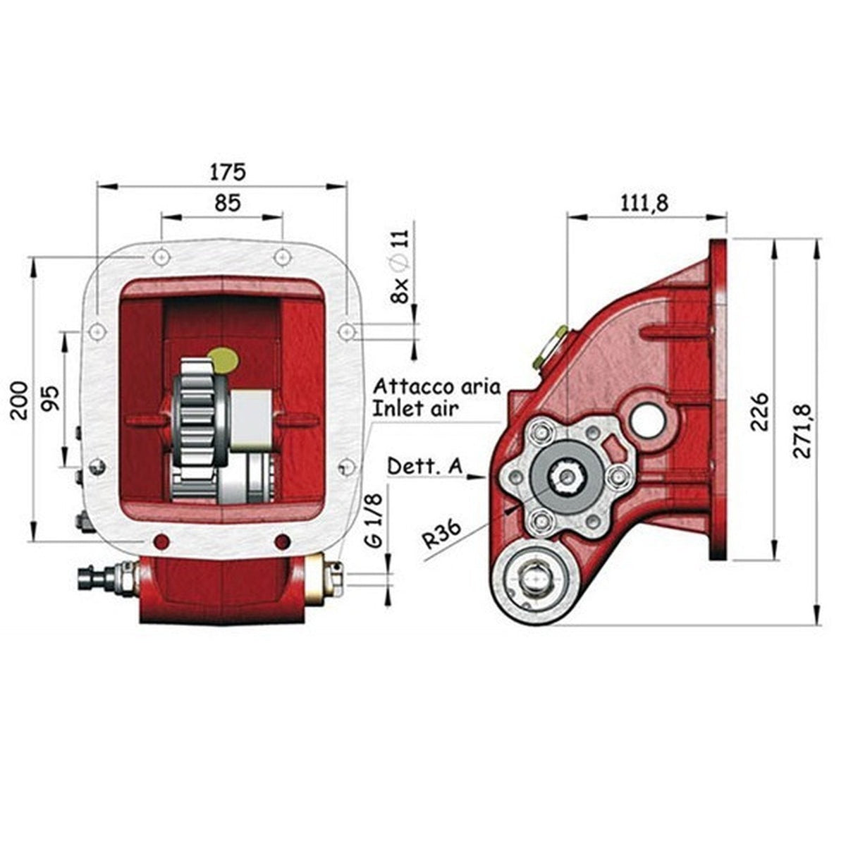PTO489XFAHX-V3XK Power Take Off (PTO) Assembly Replaces Chelsea 489XFAHX-V3XK